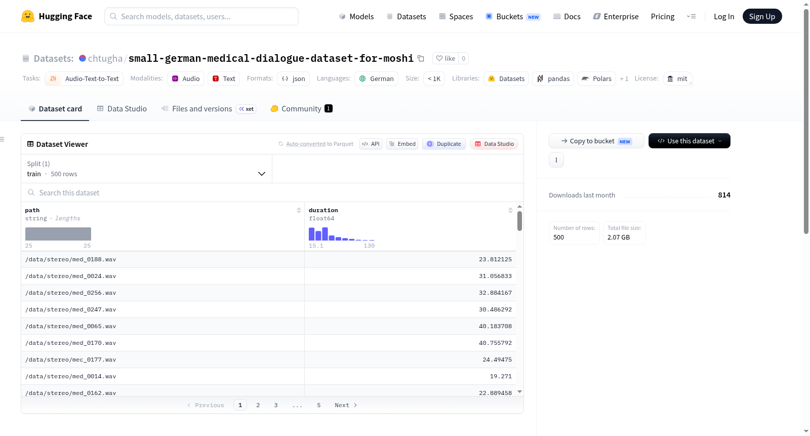 small-german-medical-dialogue-dataset-for-moshi 数据集图片