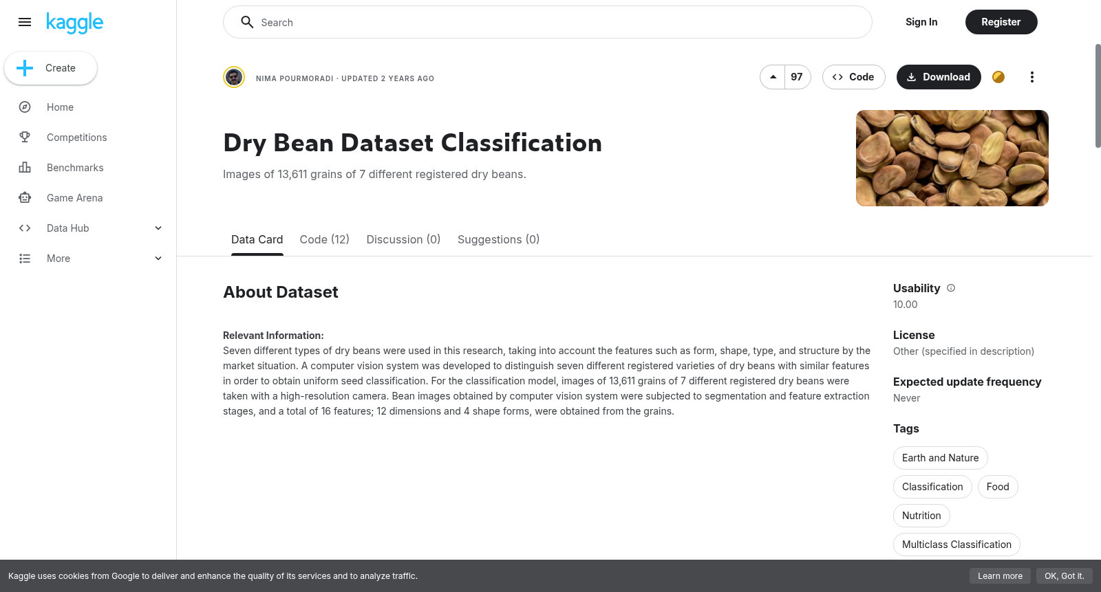 Dry Bean Dataset Classification 数据集图片