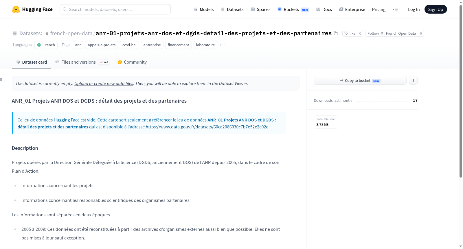 Data-Gouv-FR/anr-01-projets-anr-dos-et-dgds-detail-des-projets-et-des-partenaires 数据集图片