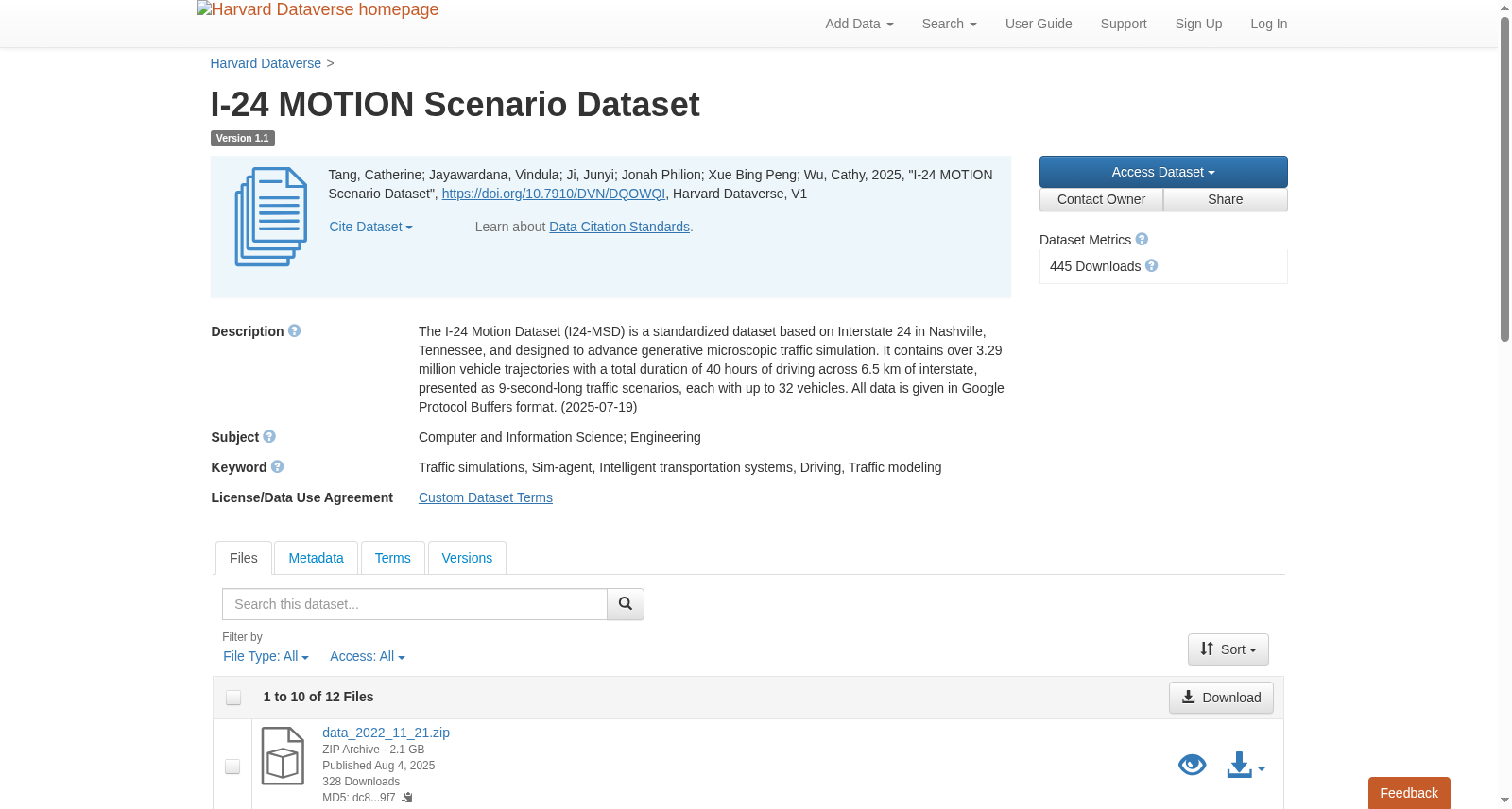 I-24 MOTION Scenario Dataset 数据集图片