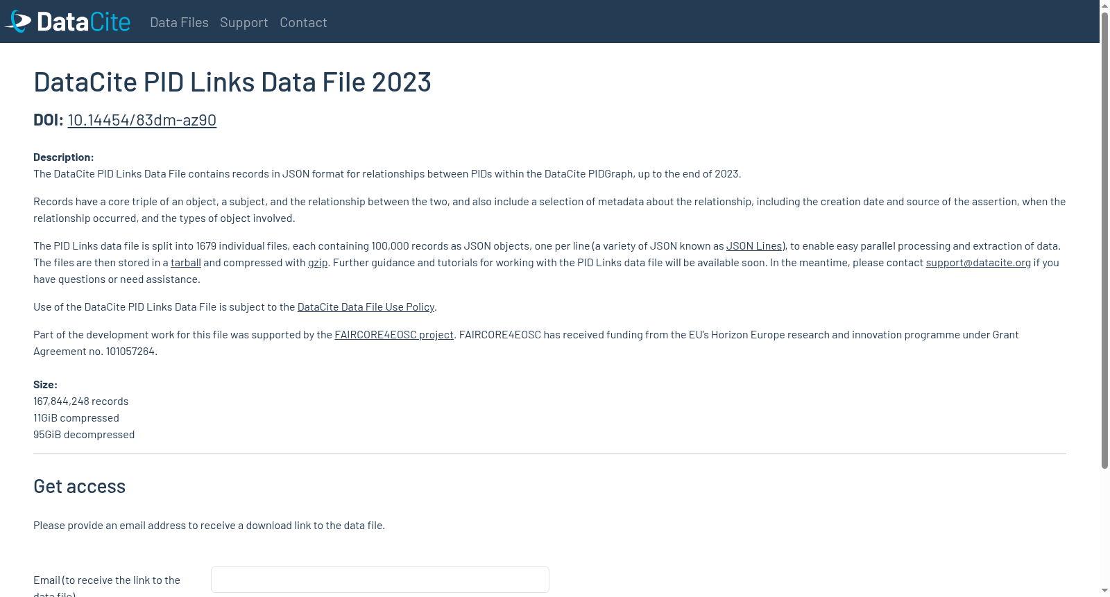 DataCite PID Links Data File 2023 数据集图片