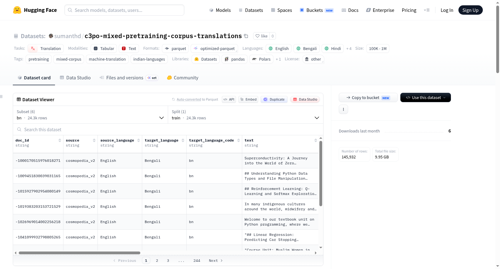 c3po-mixed-pretraining-corpus-translations 数据集图片