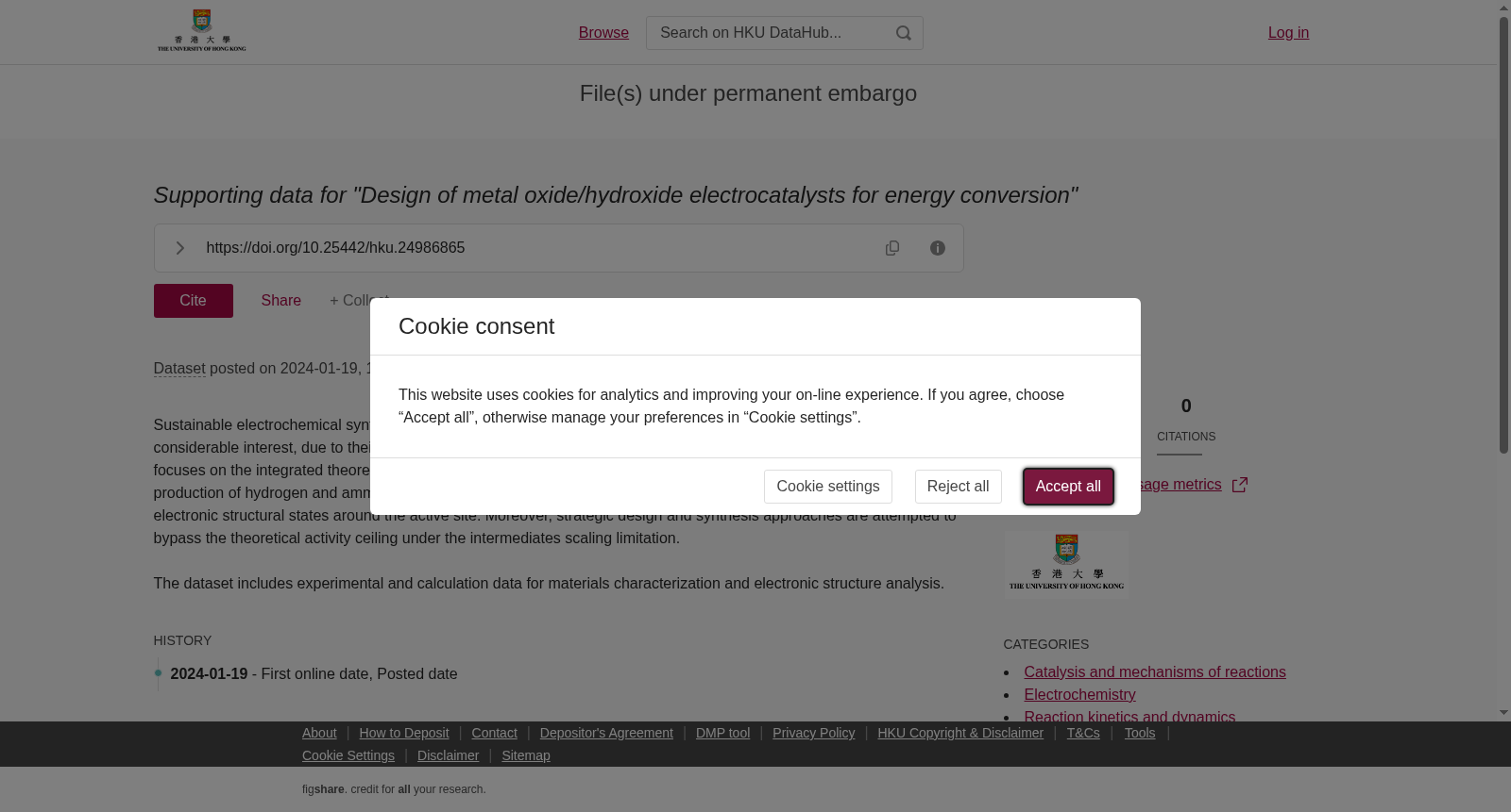 <i>Supporting data for "Design of metal oxide/hydroxide electrocatalysts for energy conversion"</i> 数据集图片
