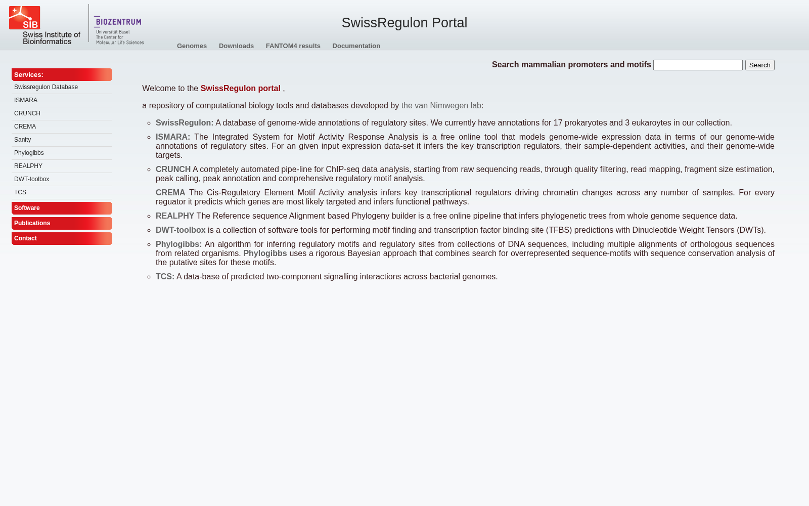 SwissRegulon 数据集图片
