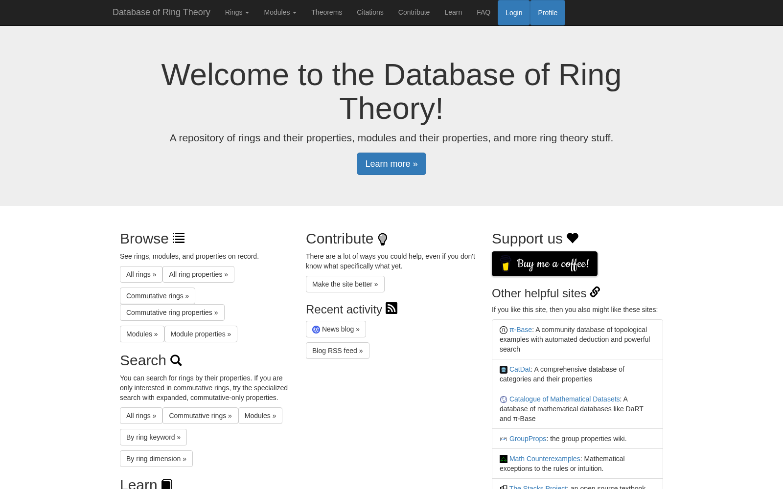 Database of Ring Theory 数据集图片