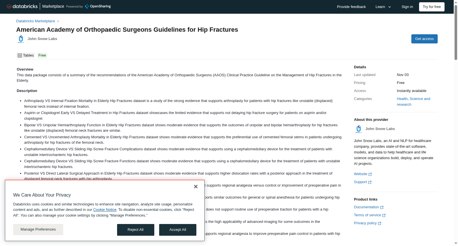 American Academy of Orthopaedic Surgeons Guidelines for Hip Fractures 数据集图片