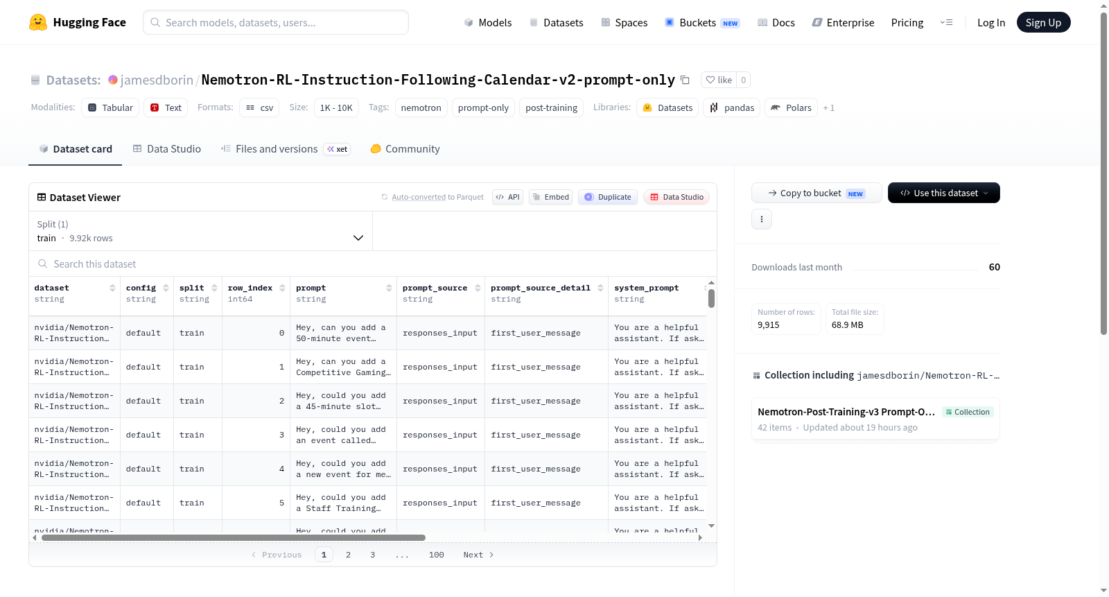 Nemotron-RL-Instruction-Following-Calendar-v2-prompt-only 数据集图片