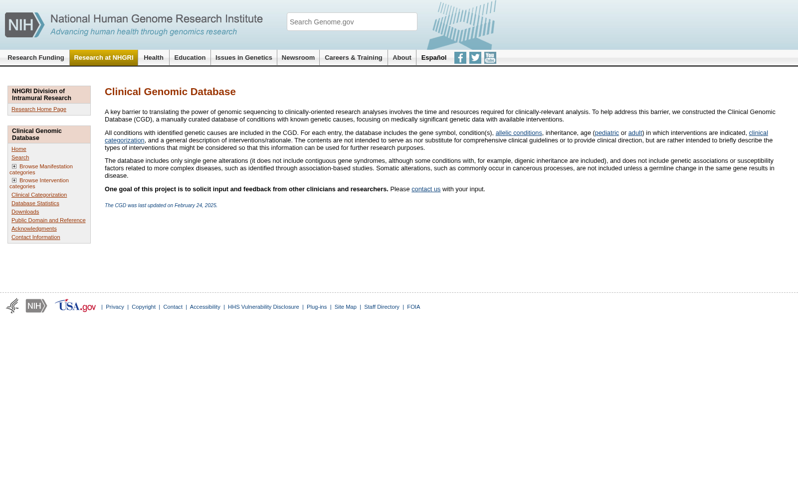 Clinical Genomic Database 数据集图片