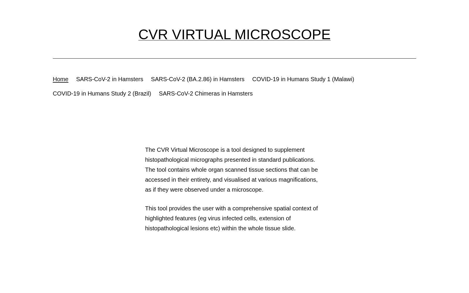 CVR Virtual Microscope 数据集图片