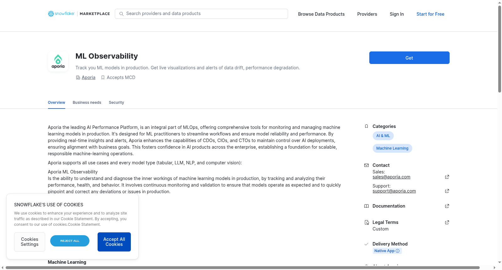 ML Observability 数据集图片
