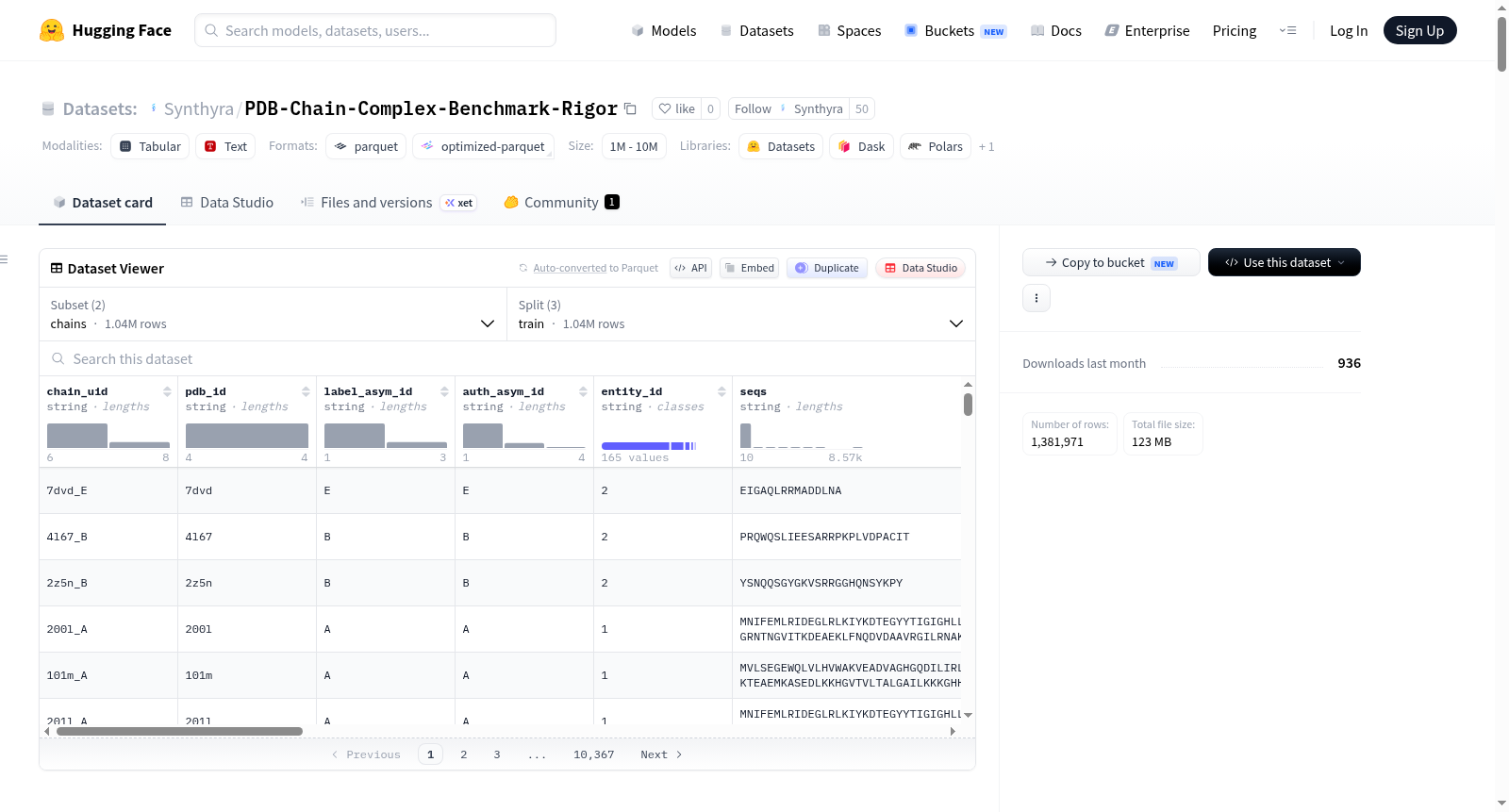 Synthyra/PDB-Chain-Complex-Benchmark-Rigor 数据集图片