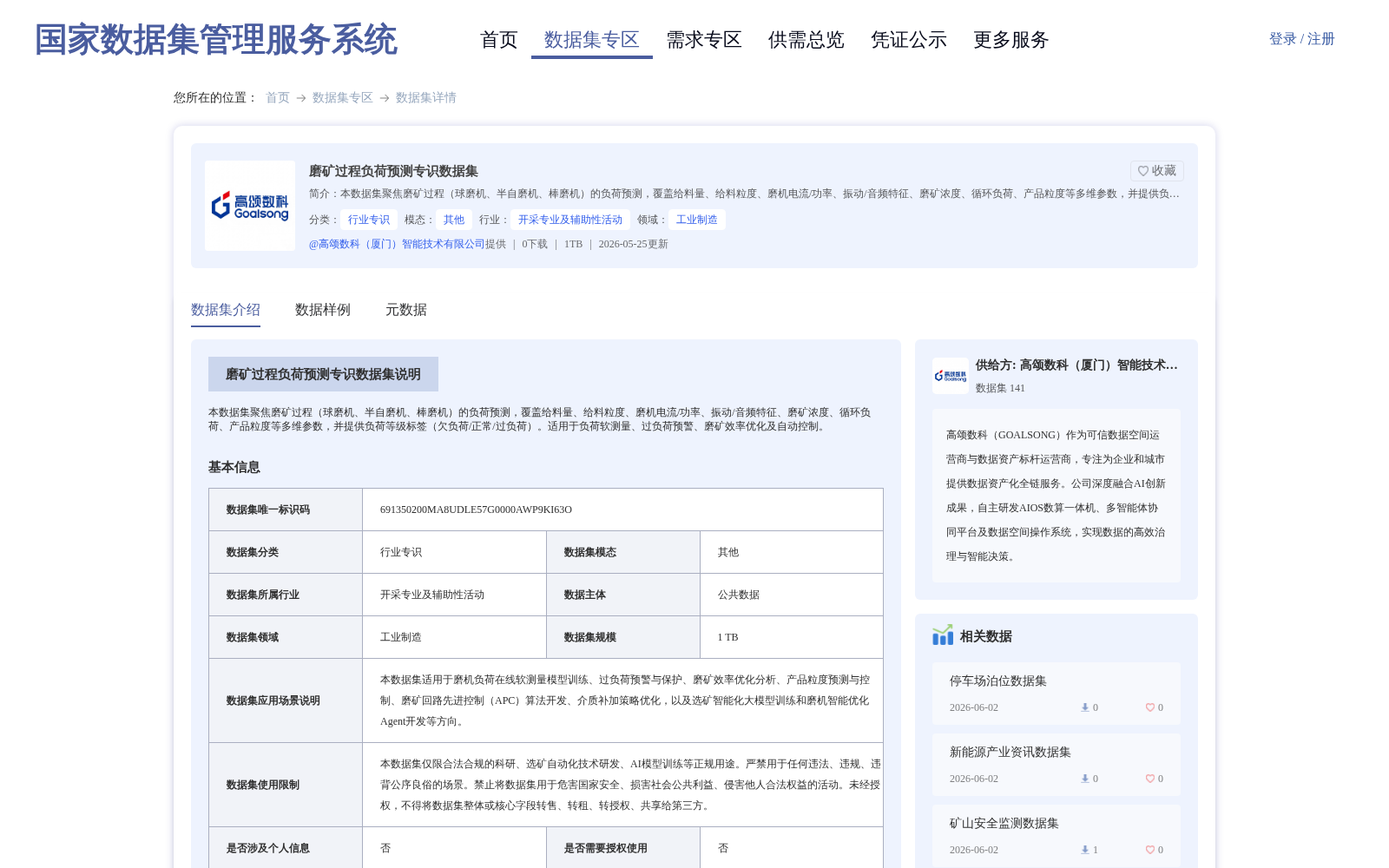 磨矿过程负荷预测专识数据集 数据集图片