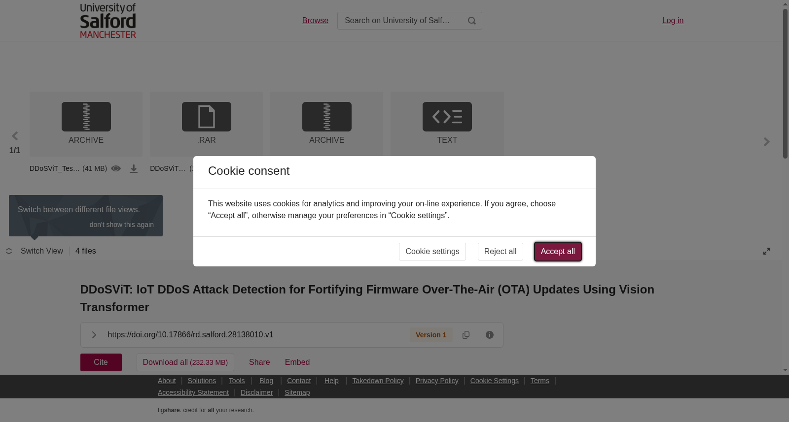 <b>DDoSViT: IoT DDoS Attack Detection for Fortifying Firmware Over-The-Air (OTA) Updates Using Vision Transformer</b> 数据集图片