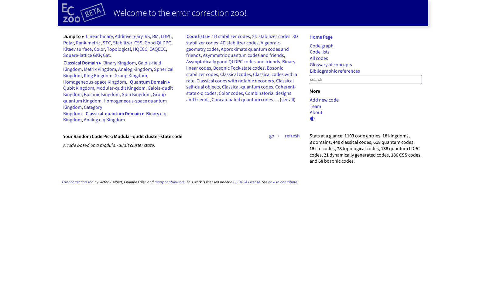 Error Correction Zoo 数据集图片