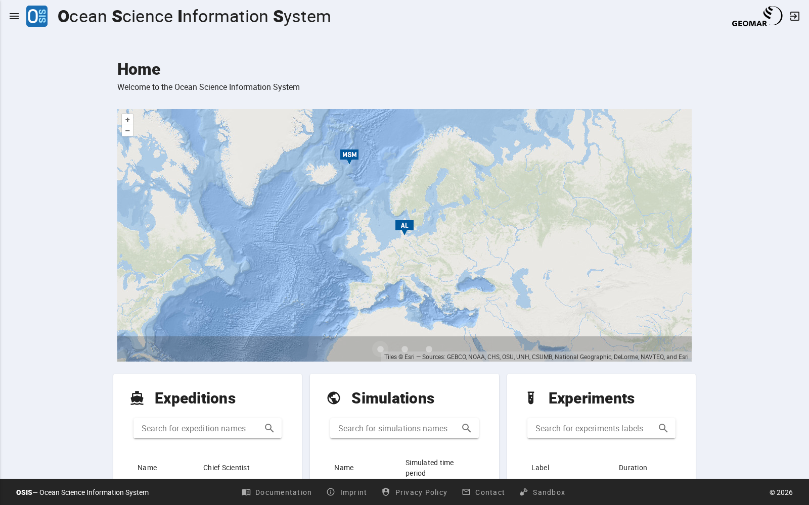 Ocean Science Information System 数据集图片