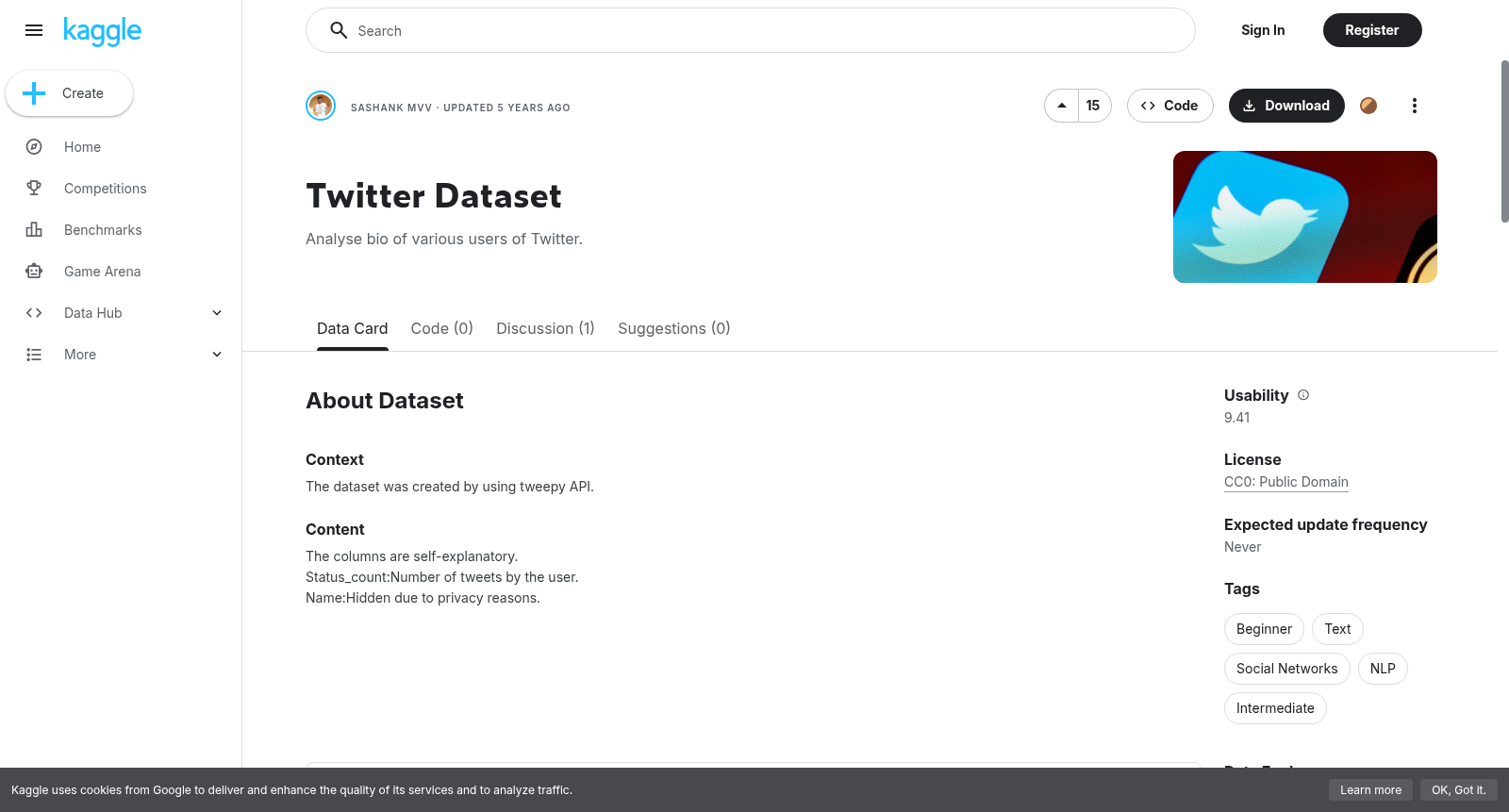 Twitter Dataset 数据集图片