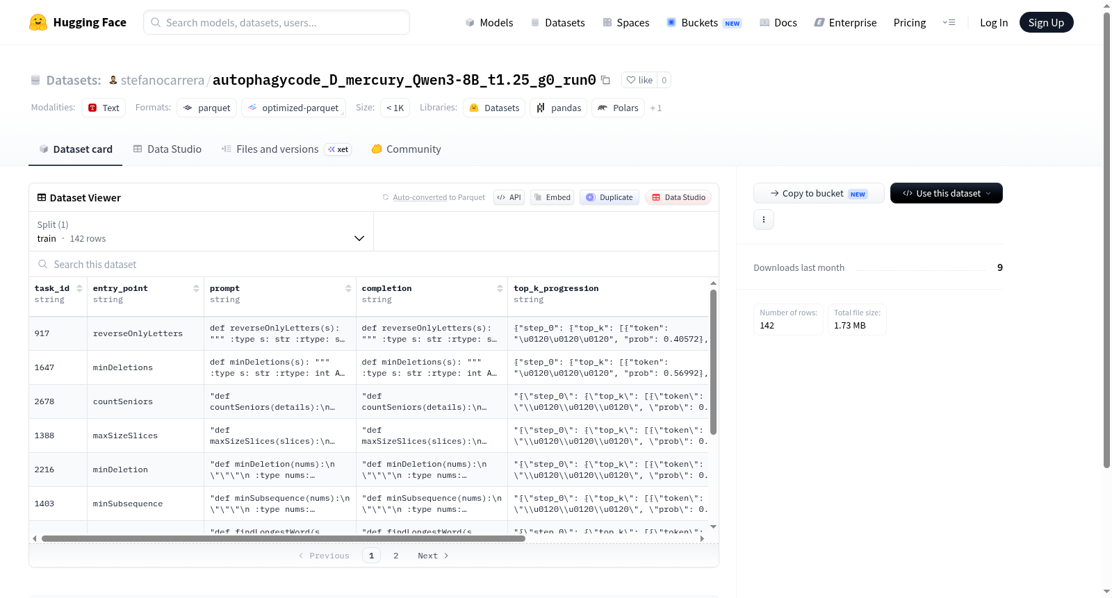 stefanocarrera/autophagycode_D_mercury_Qwen3-8B_lr0.0001_c142_trust_t1.25_g1_run0 数据集图片