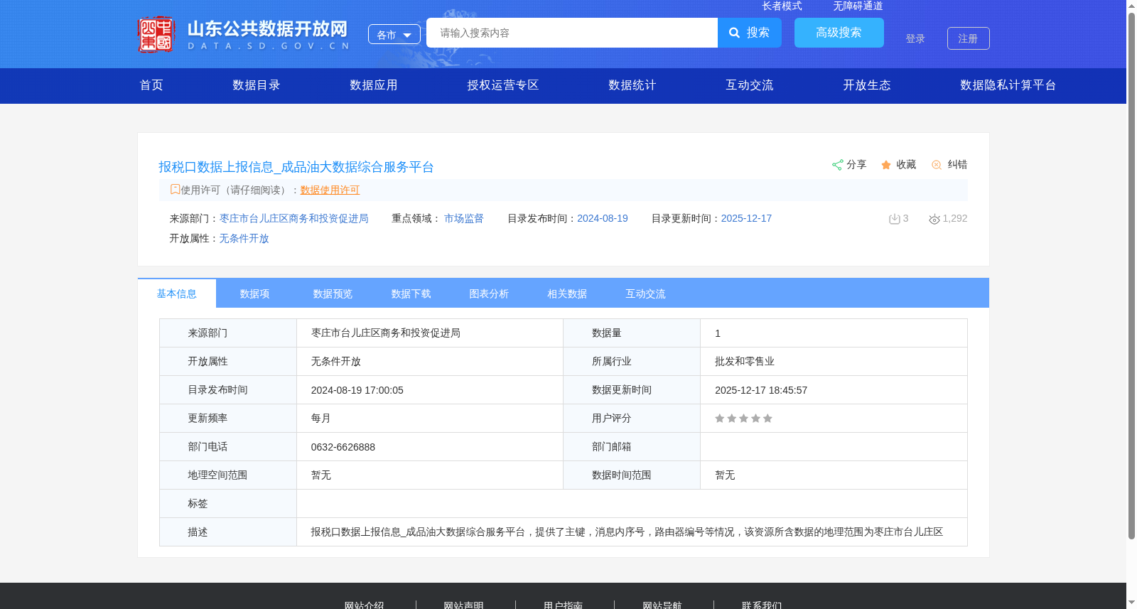 报税口数据上报信息_成品油大数据综合服务平台 数据集图片