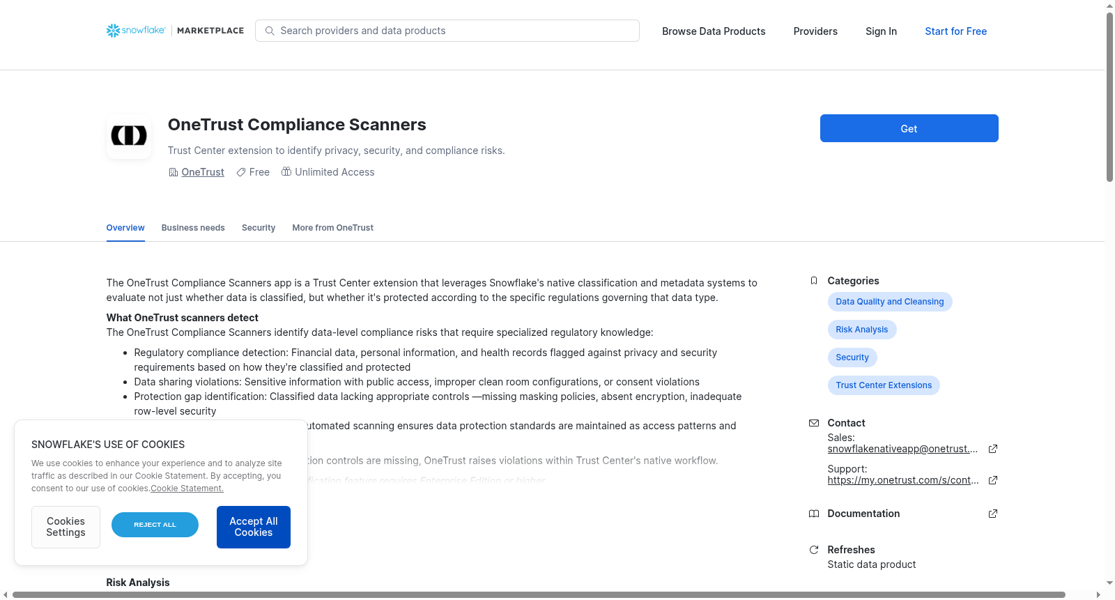 OneTrust Compliance Scanners 数据集图片