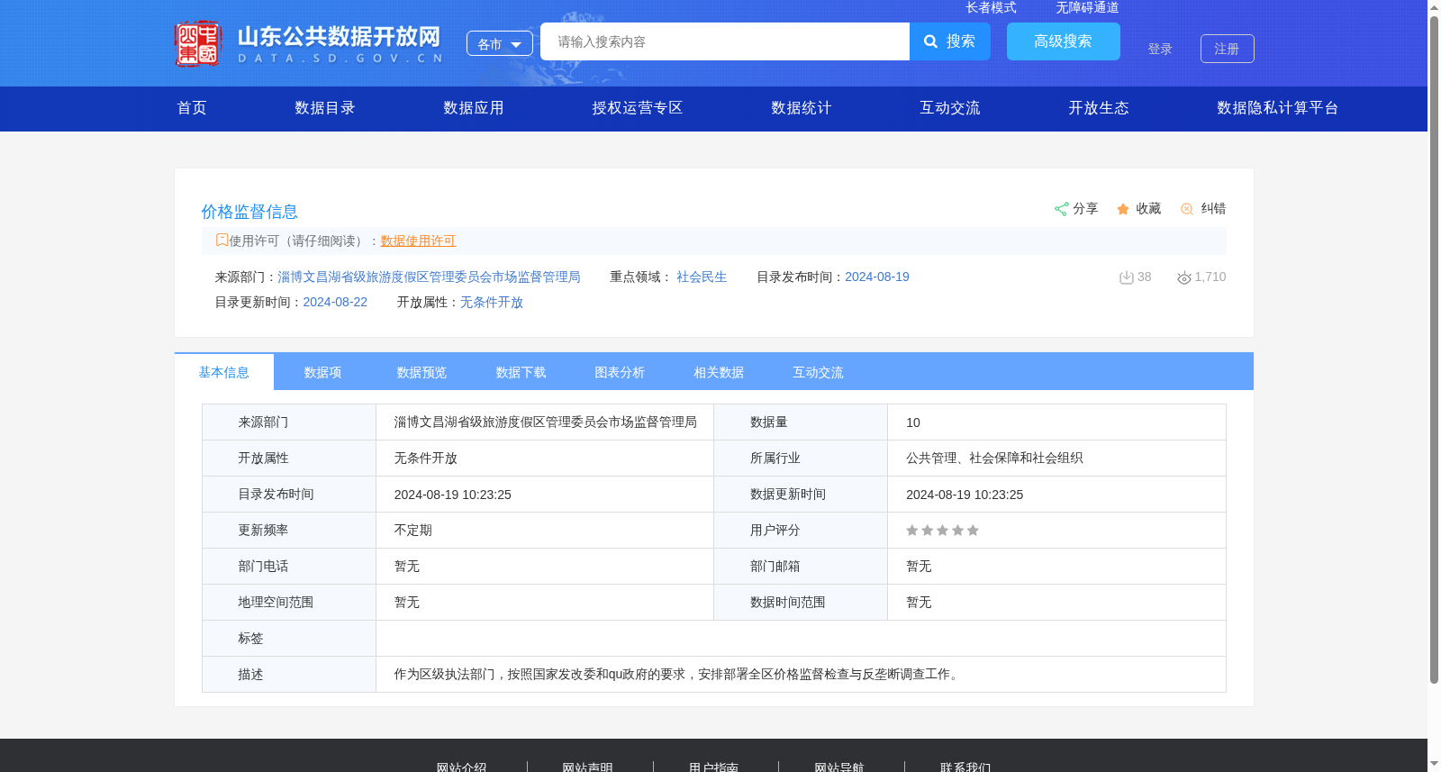 价格监督信息 数据集图片