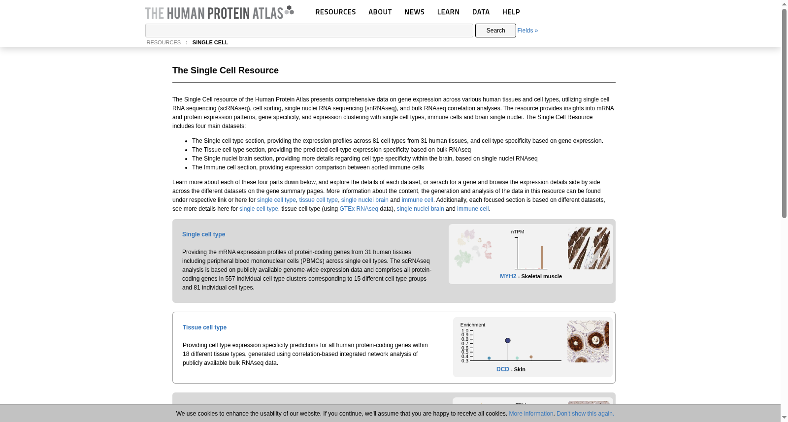 Human Protein Atlas - Single cell 数据集图片