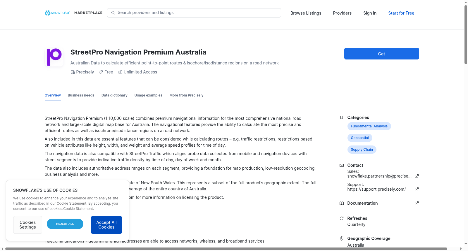 StreetPro Navigation Premium Australia 数据集图片