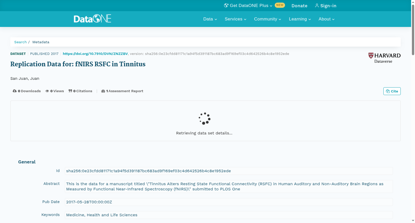 Replication Data for: fNIRS RSFC in Tinnitus 数据集图片
