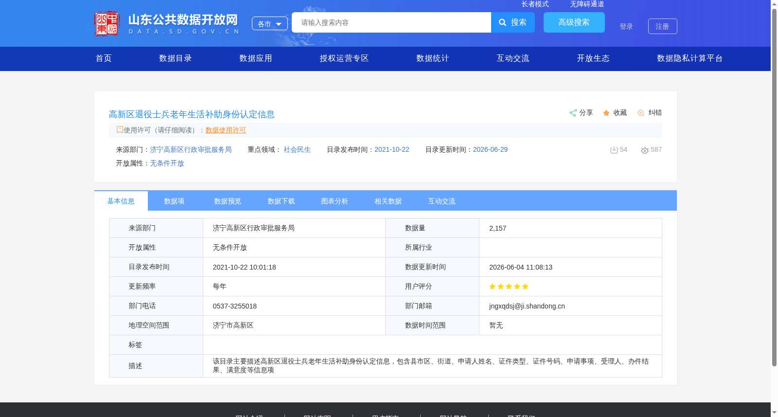 高新区退役士兵老年生活补助身份认定信息 数据集图片