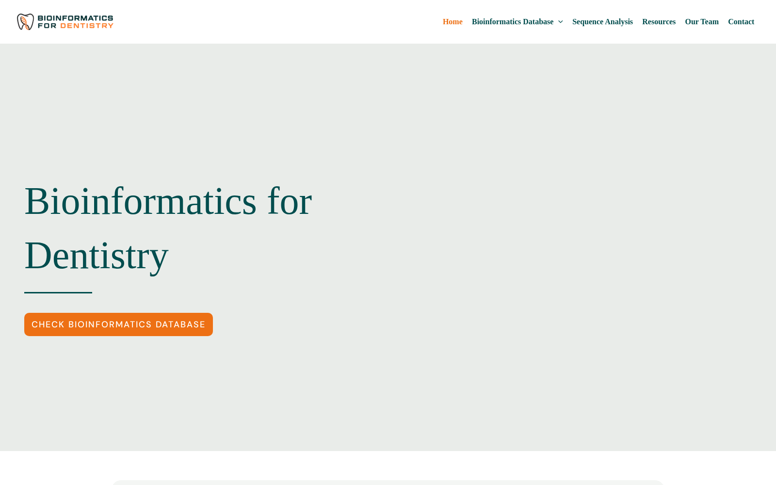 Bioinformatics for Dentistry 数据集图片