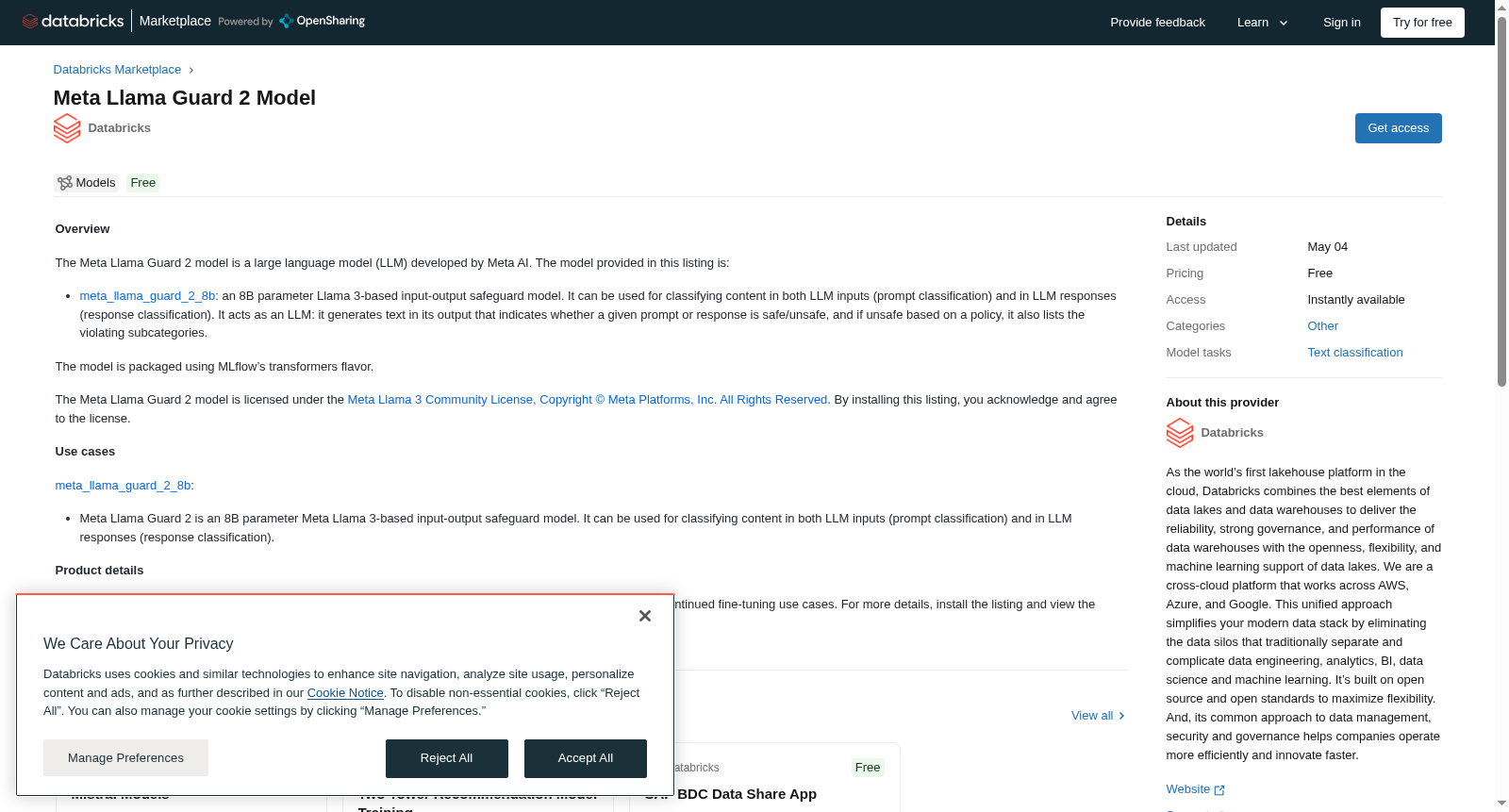 Meta Llama Guard 2 Model 数据集图片