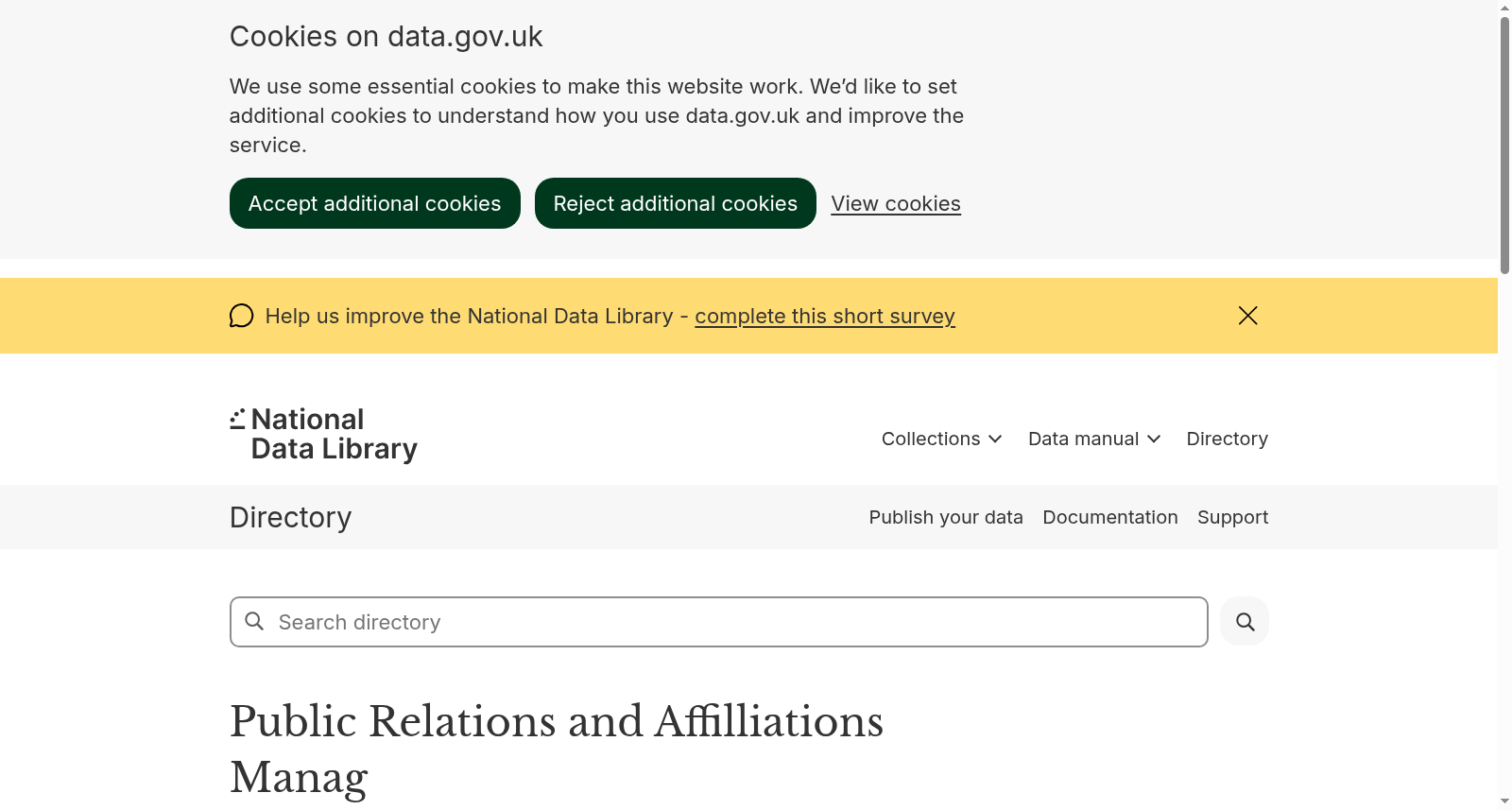 Public Relations and Affilliations Manag 数据集图片