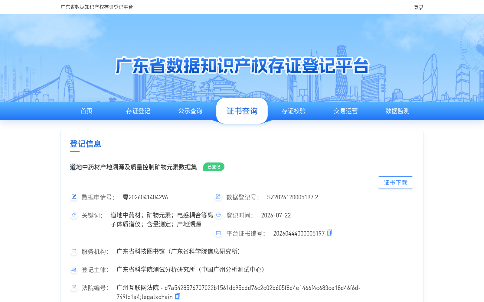 道地中药材产地溯源及质量控制矿物元素数据集 数据集图片