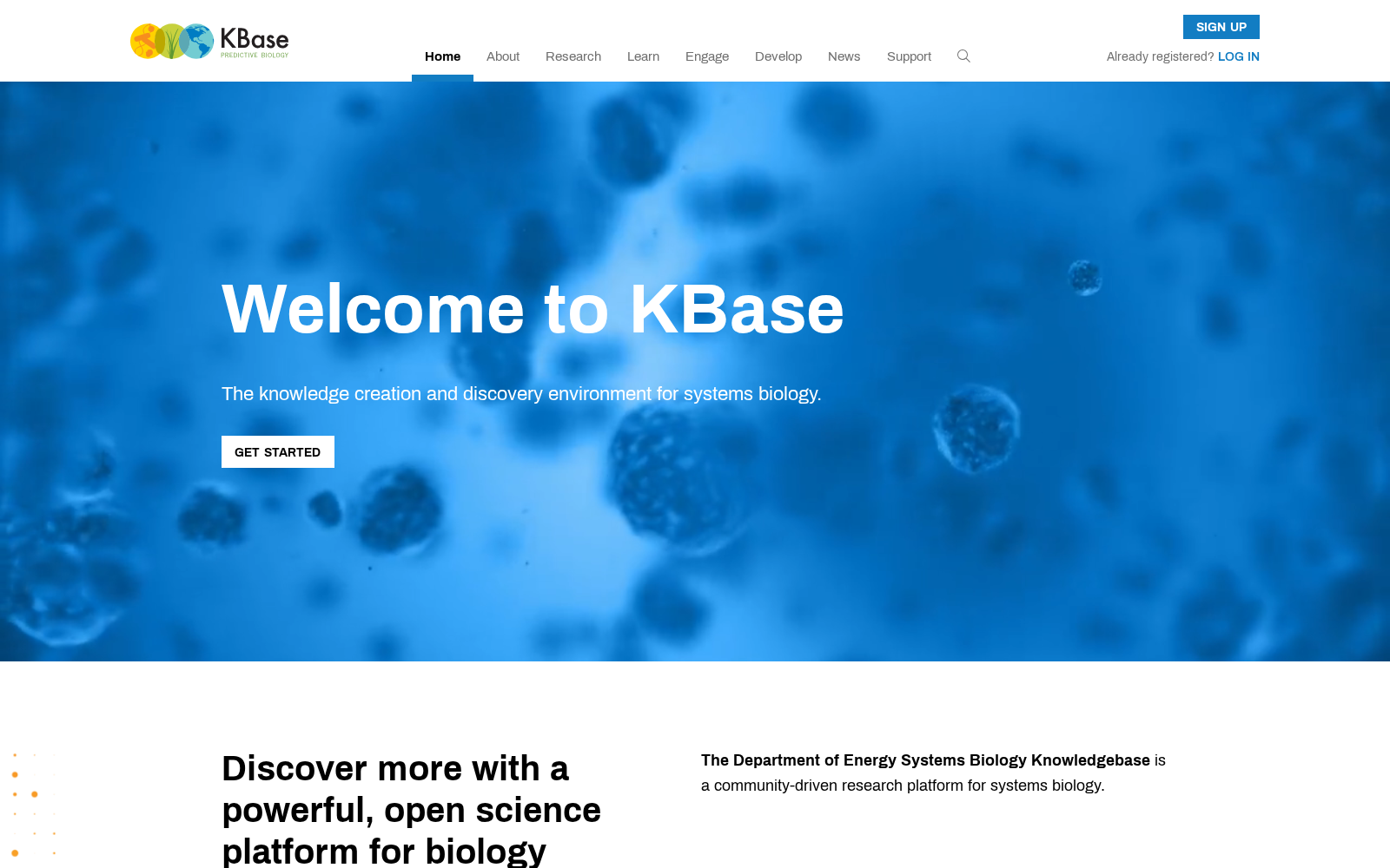 The Department of Energy Systems Biology Knowledgebase 数据集图片