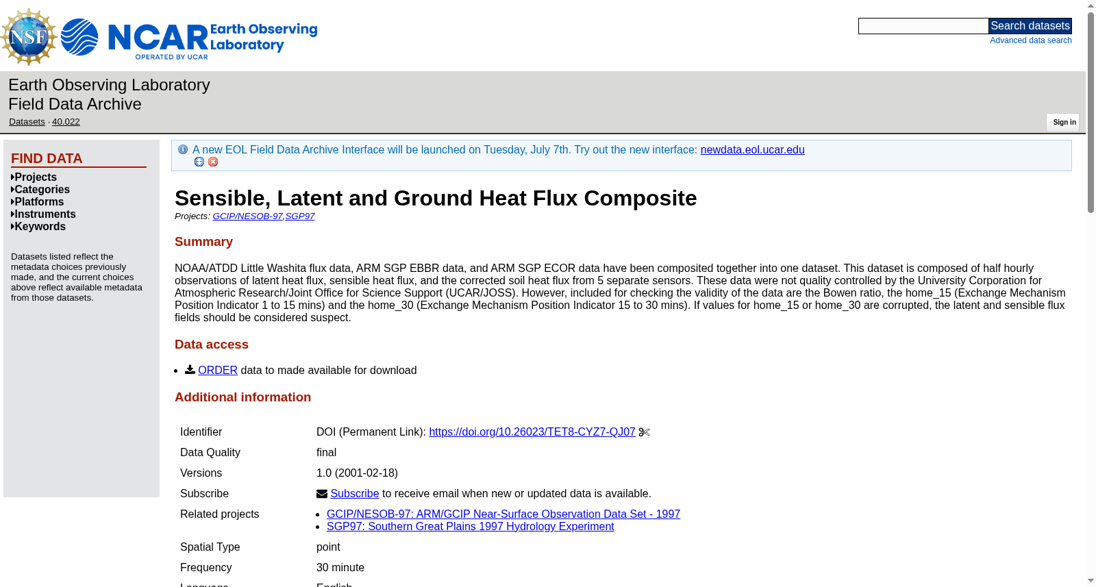 Sensible, Latent and Ground Heat Flux Composite. Version 1.0 数据集图片