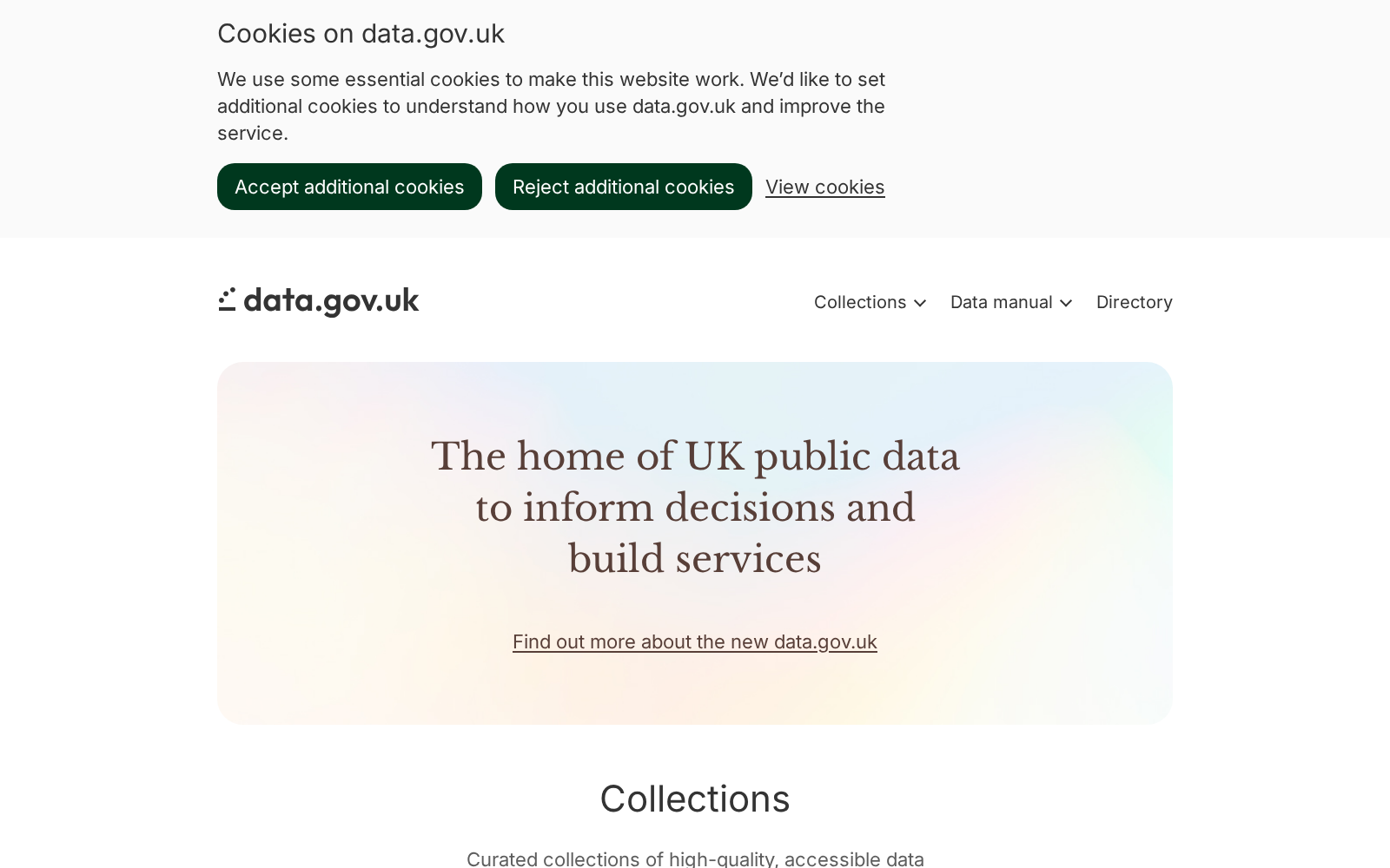 Data.gov.uk Directory 数据集图片