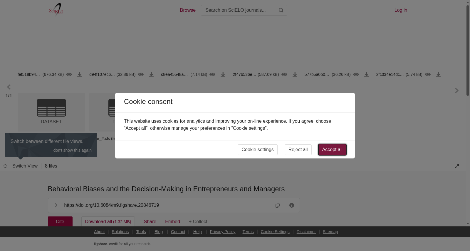 Behavioral Biases and the Decision-Making in Entrepreneurs and Managers 数据集图片