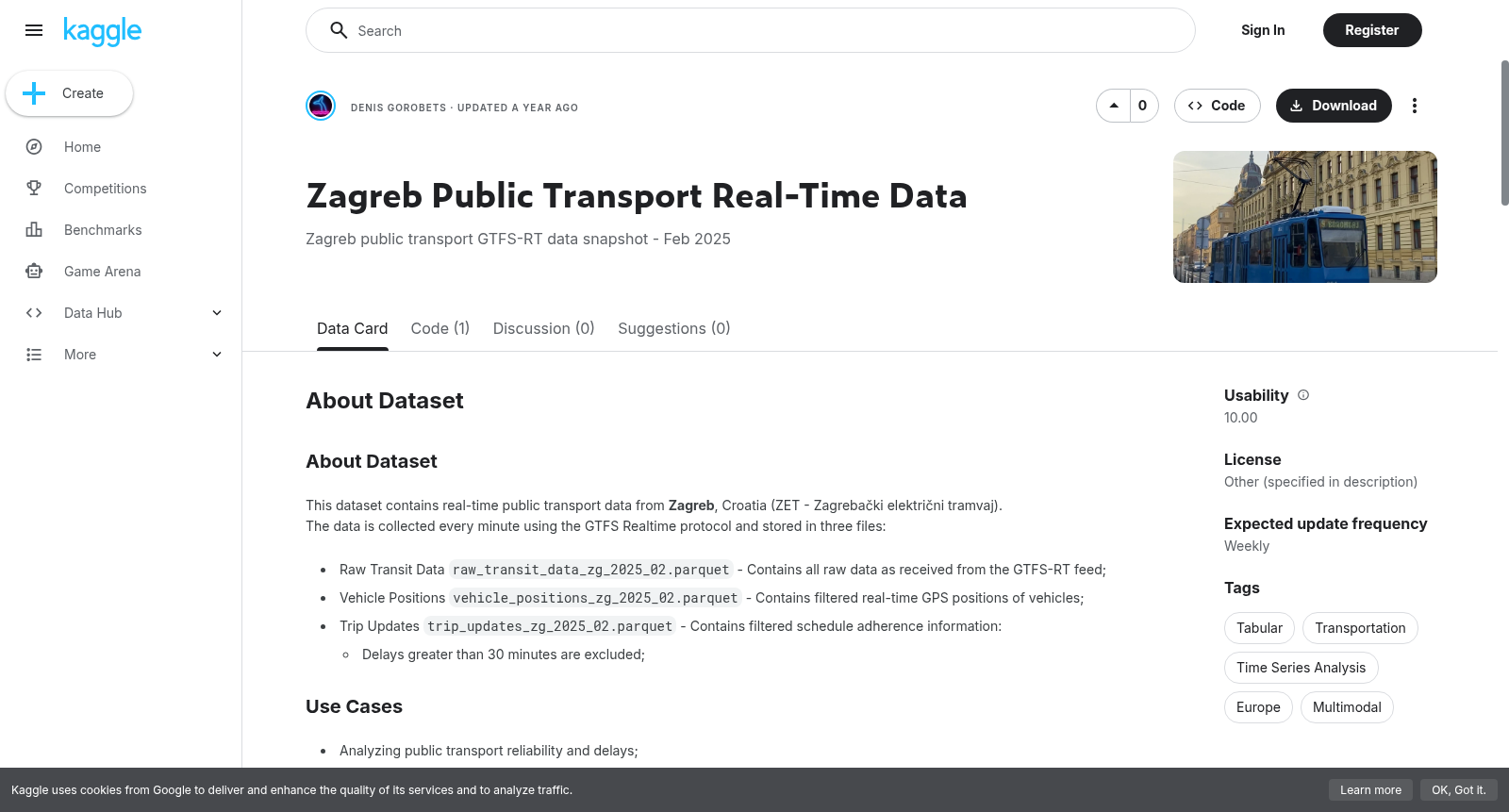Zagreb Public Transport Real-Time Data 数据集图片