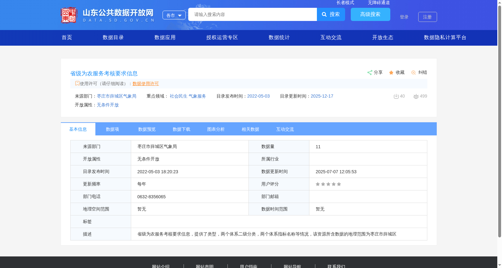 省级为农服务考核要求信息 数据集图片