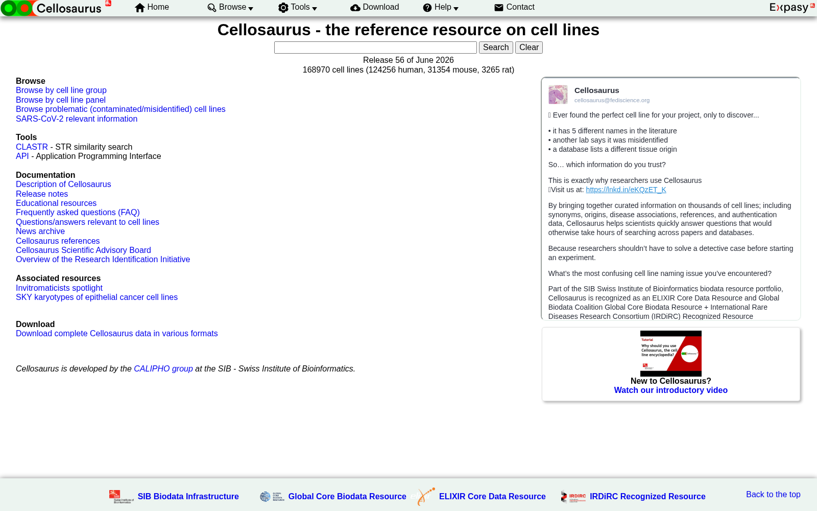 Cellosaurus 数据集图片
