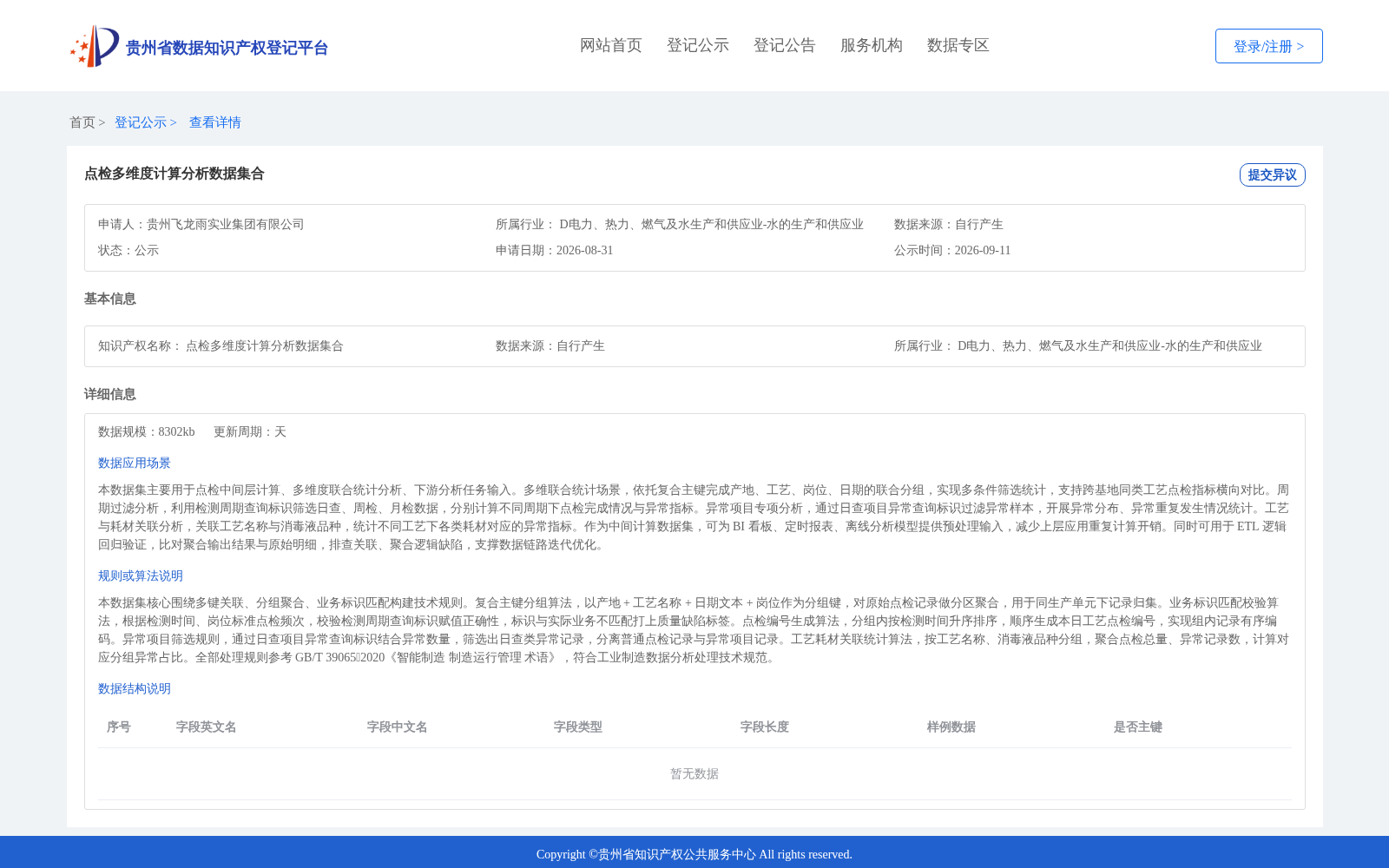 点检多维度计算分析数据集合 数据集图片