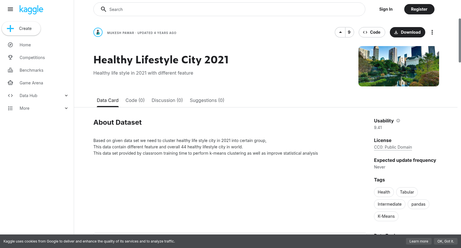 Healthy Lifestyle City 2021 数据集图片