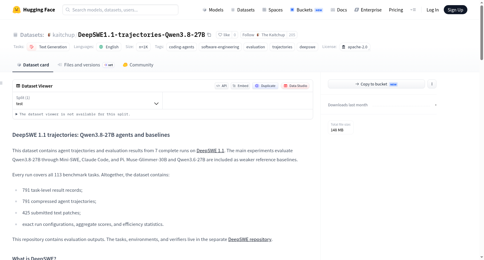 DeepSWE1.1-trajectories-Qwen3.8-27B 数据集图片