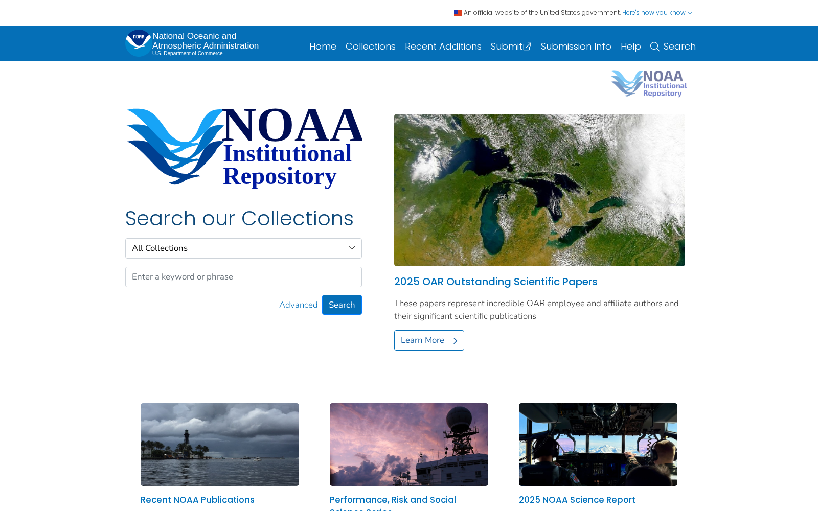 NOAA Institutional Repository 数据集图片