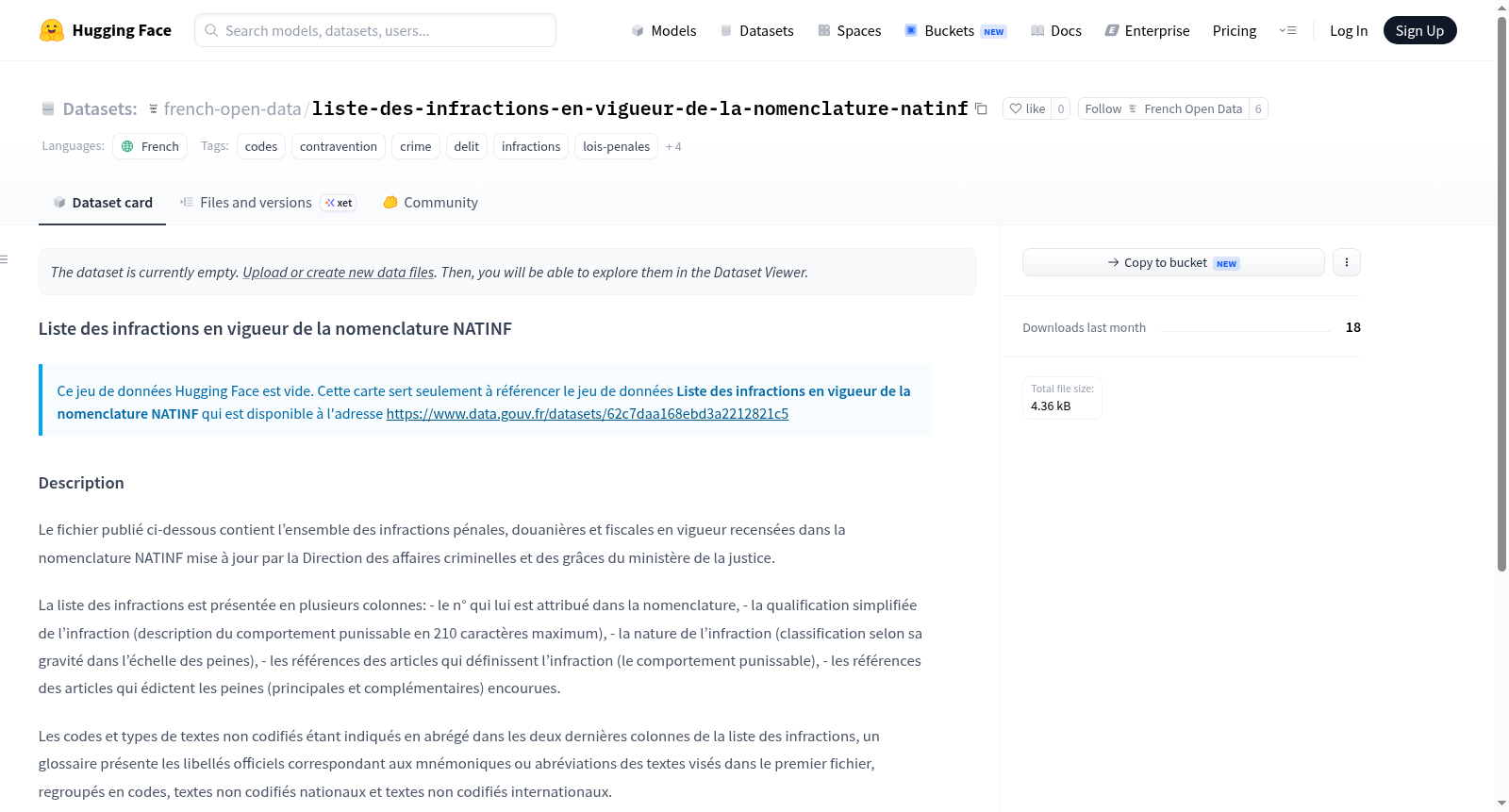 Data-Gouv-FR/liste-des-infractions-en-vigueur-de-la-nomenclature-natinf 数据集图片