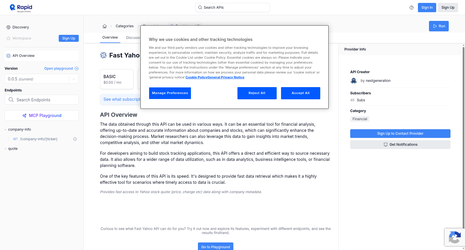 Fast Yahoo API 数据集图片