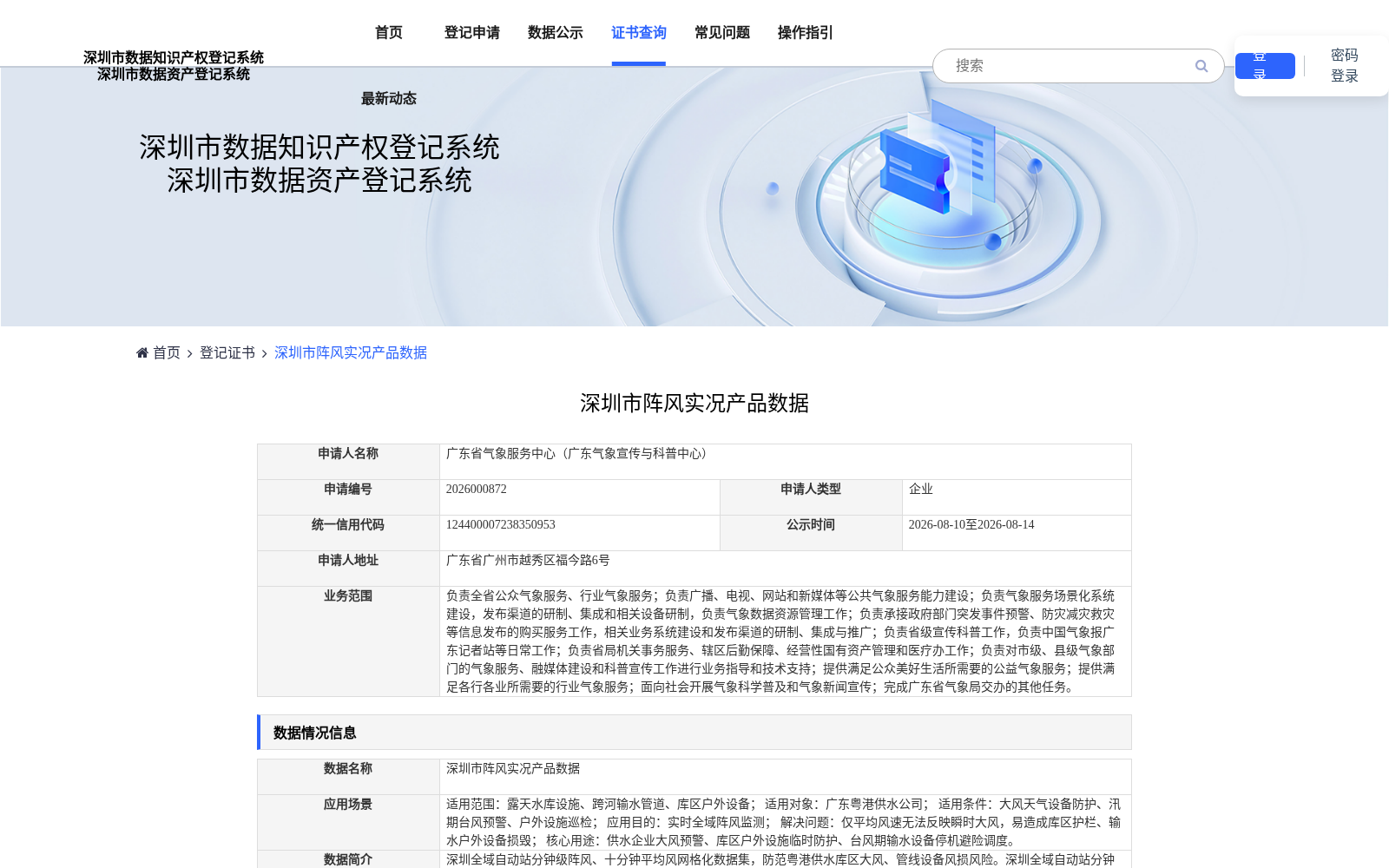 深圳市阵风实况产品数据 数据集图片