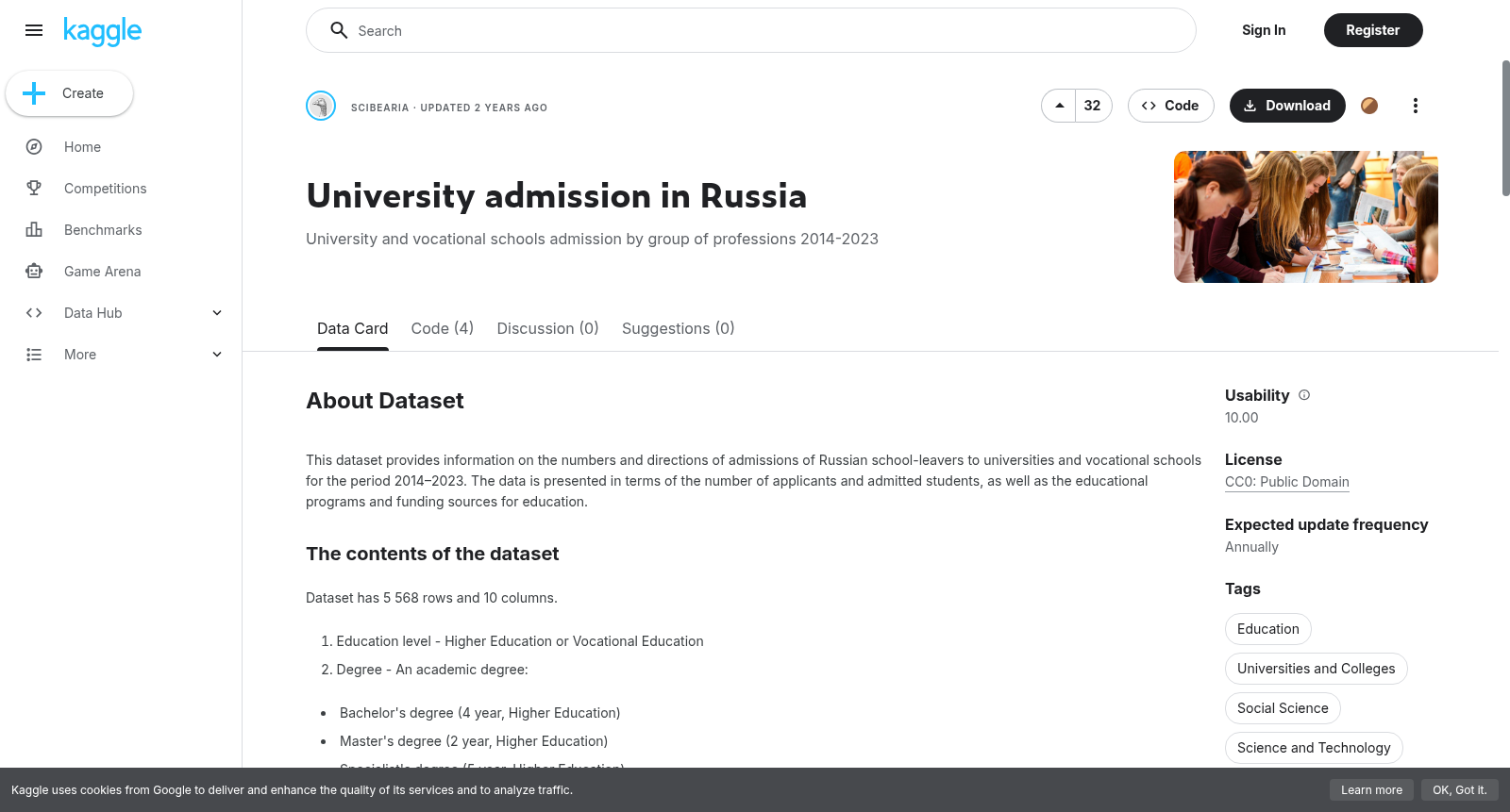 University admission in Russia 数据集图片