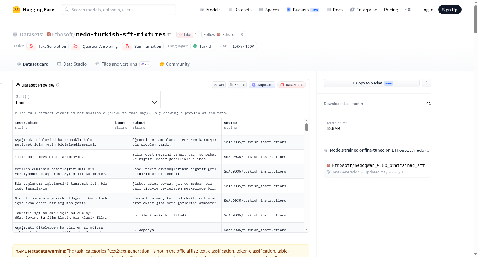 Ethosoft/nedo-turkish-sft-mixtures 数据集图片