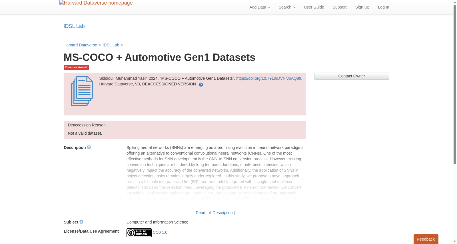 MS-COCO + Automotive Gen1 Datasets 数据集图片