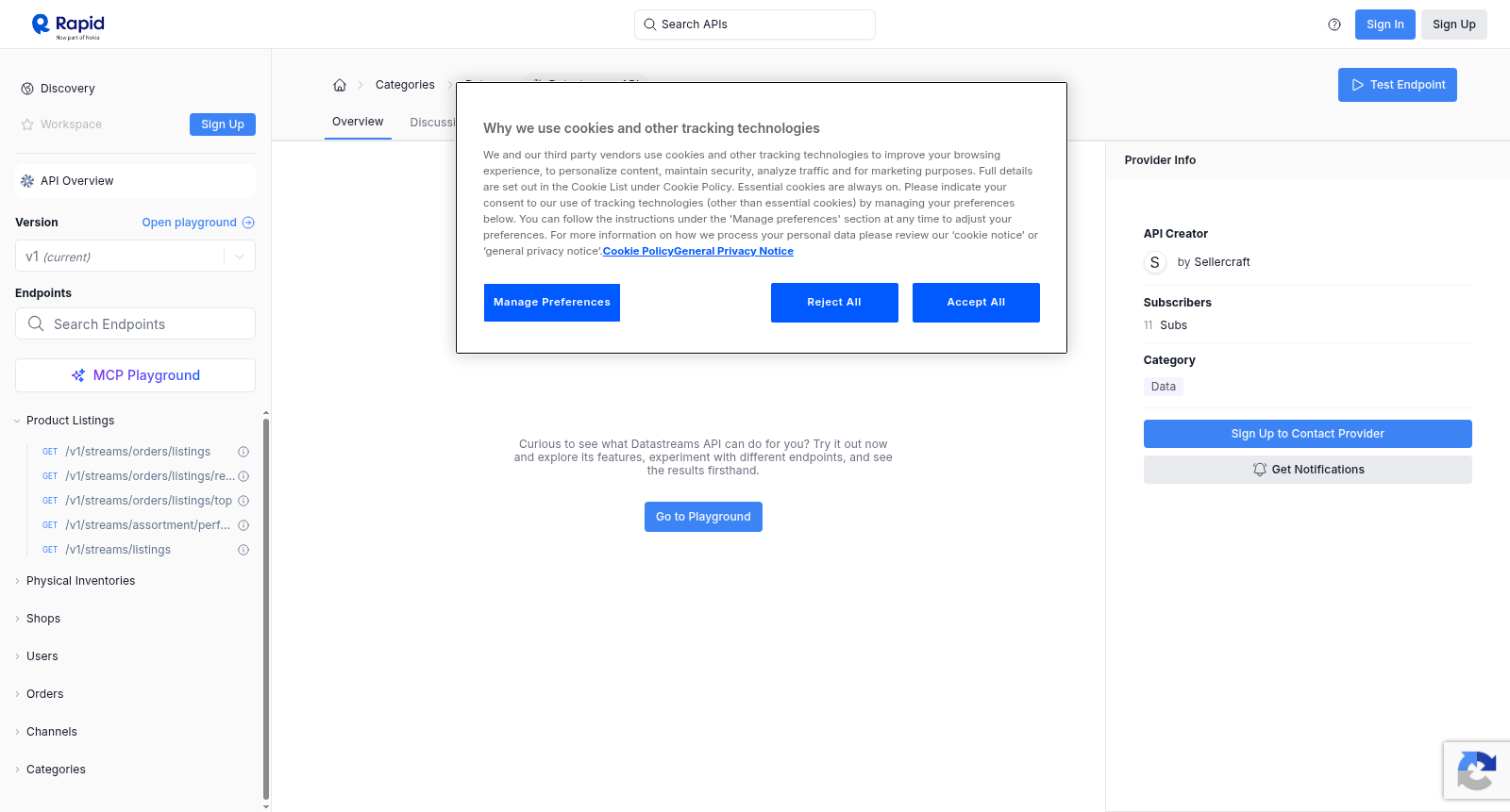 Datastreams API 数据集图片
